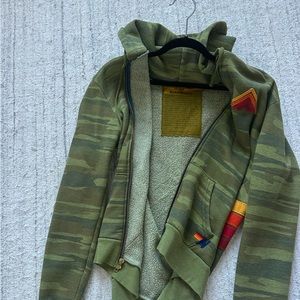 Aviator nation hoodie xs camo